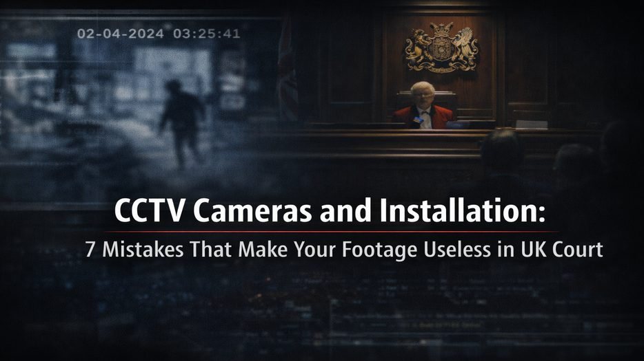 CCTV Cameras and Installation: 7 Mistakes That Make Your Footage Useless in UK Court