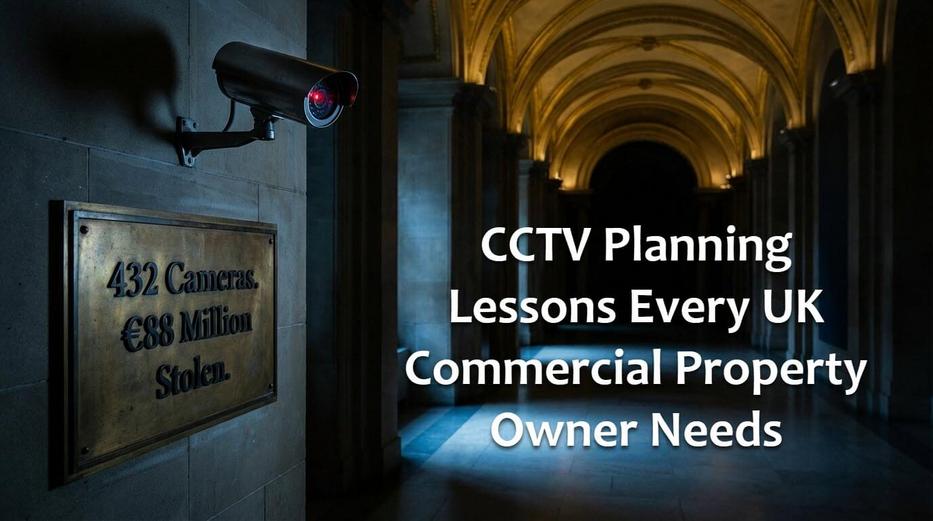 432 Cameras. €88 Million Stolen. The CCTV Planning Lessons Every UK Commercial Property Owner Needs